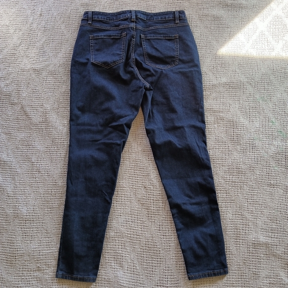 Lane Bryant dark blue skinny jeans size 16 regular - Picture 3 of 5